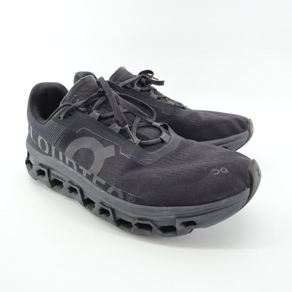 On Running Cloudmonster CloudTec Men\'s Black Running‎ Shoes US 12 - No Insoles main image 9